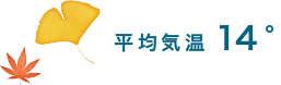 秋の平均気温